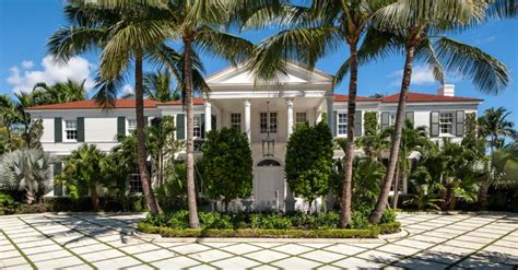 Estate Of The Day 289 Million Oceanfront Mansion In Palm Beach