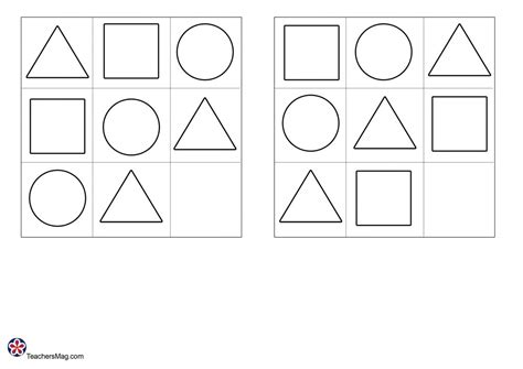 Lesson Plan Geometric Shapes Circle Square Triangle