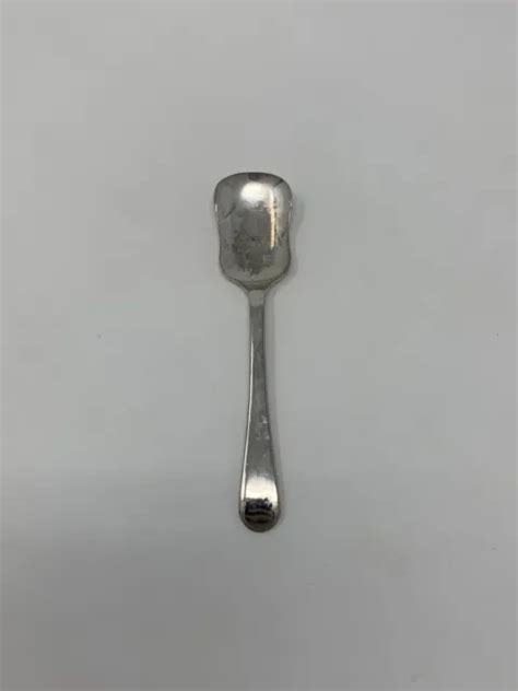 Antique Vintage Epns Ai Sheffield Silver Plate Sugar Spoon Made In