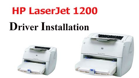 What kind of drivers do i need for my hp laserjet? HOW TO Install HP laserjet 1200 printer driver ON Windows ...