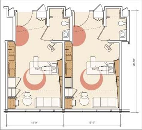 Bedrooms should be so located that they are well ventilated and at the same time provide privacy. Patient room layout | Hospital | Pinterest | Toilets, Search and Design