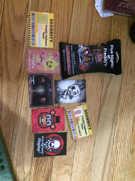 Five nights at freddy's trading card pack. FNAF trading cards! : fivenightsatfreddys
