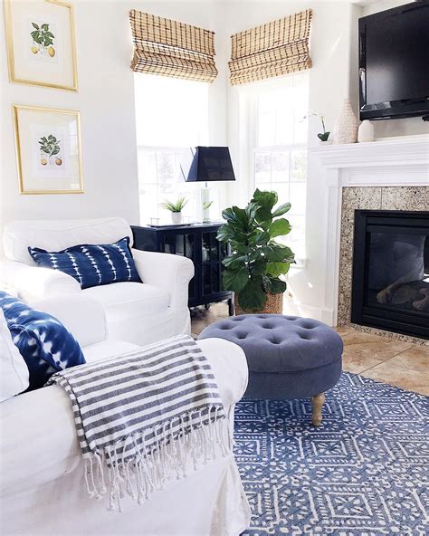 Finding Your Home Style Blue And White Living Room With An Easy