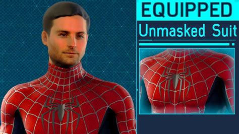 Marvel S Spider Man Pc New Tobey Unmasked Suit Is Really Amazing