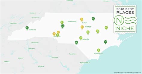 Map Of Universities In North Carolina Secretmuseum