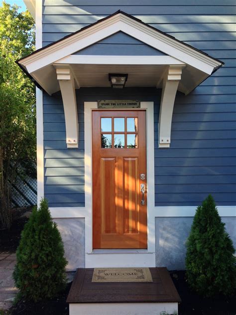Seitz entrance door, roof lights and windows. Custom Structural Brackets for small Roof Overhang | Porch ...