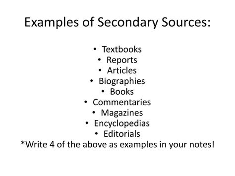 Ppt Primary Vs Secondary Sources Powerpoint Presentation Free