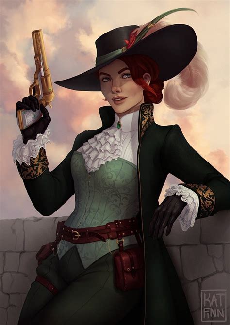 Pin By Szarlej On Dandd Bez Smoków Cowgirl Art Character Portraits Concept Art Characters