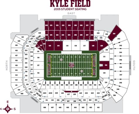 Kyle Field Seating Chart Student Section