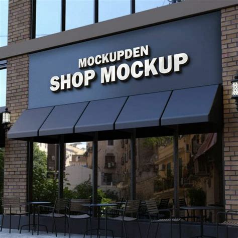 10 Best Free Shop Facade Mockup Templates Css Author