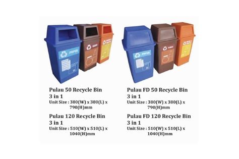 The company's vision is to become amongst the best food and beverage industry and halal technology in asia. Pulau Recycle Bin 3 in 1 - Shelton Mart | Office Furniture ...