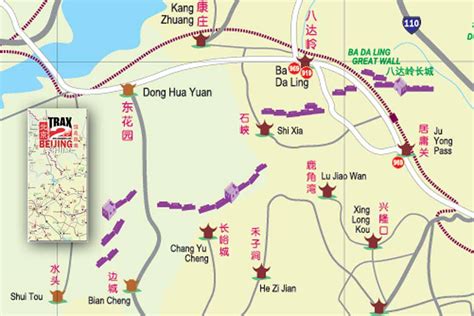 Badaling Great Wall Treking Guide With Badaling Great Wall Map