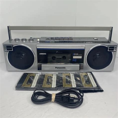 VINTAGE PANASONIC RX F2 Ambience Boombox AM FM Cassette Player Cord