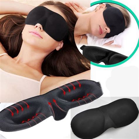 【prettyset】3d Eye Mask Soft Padded Sleep Travel Shade Cover Rest Relax Sleeping Blindfold Lazada