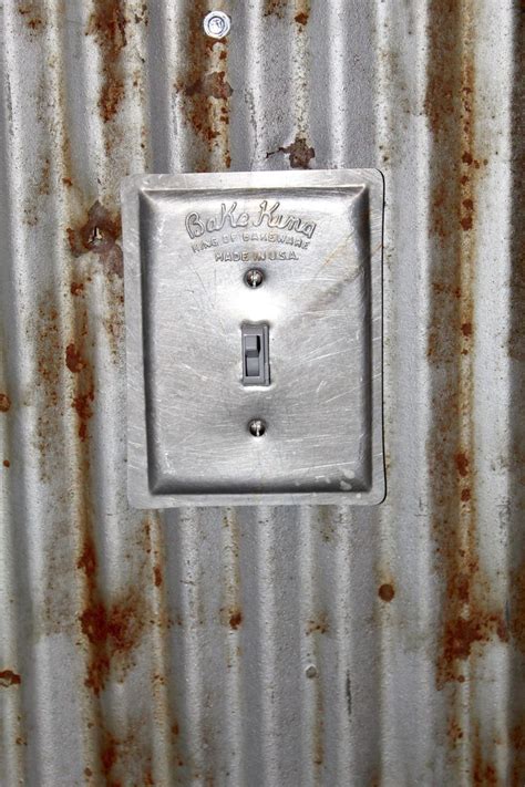 Bake King Baking Pan Aluminum Vintage Switch Plate By Tin Can Sally