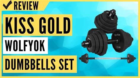 Kiss Gold Wolfyok 44lbs66lbs Dumbbells Set Review Youtube