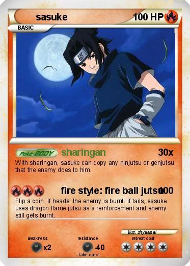 Pokémon Sasuke 4181 4181 Sharingan My Pokemon Card