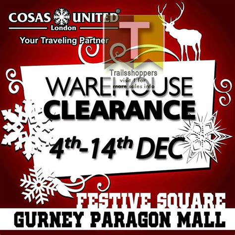 Check out our sale on now: Cosas United Warehouse Clearance Sale Penang: 4-14 DEC ...
