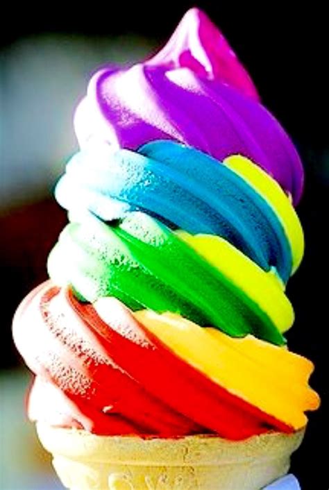 Pin By Carla On Colour Love Rainbow Food Yummy Ice Cream Rainbow