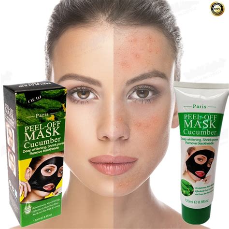 Hot Sale 120ml Cucumber Face Mask Powder Blackheads Acne Treatment