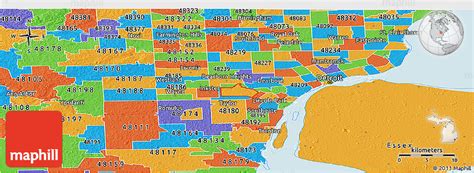 Ann Arbor Zip Code Map Maping Resources