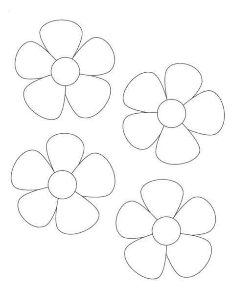 Image Result For Printable Flower Template Cut Out Shape Templates