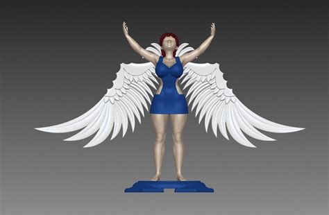 Sculpture Angel Statue N78 3d Print Model Cgtrader
