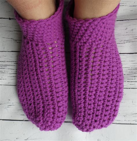 Easy Crochet Slippers Free Pattern
