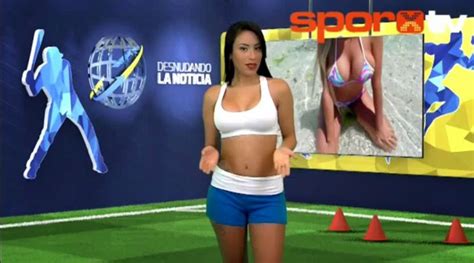 Venezuelan TV Presenter Yuvi Pallares Strips Naked During Report On