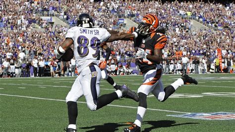 Nfl Throwback Steve Smiths Incredible Stiff Arm Vs Bengals