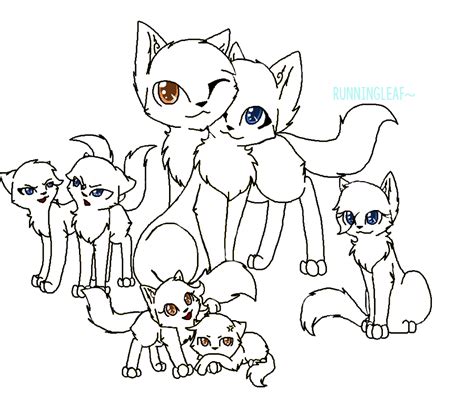 Choose your favorite cat family paintings from millions of available designs. Cat Family Free Lineart ||MS PAINT FRIENDLY|| by XxAsk ...