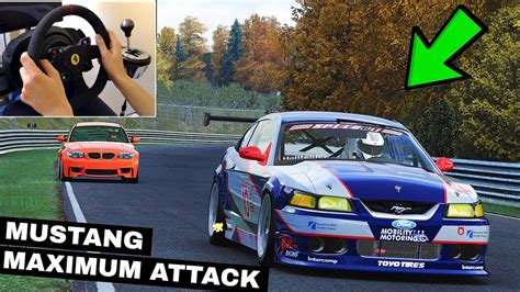 Ford Mustang SVT In Nurburgring Track Day Assetto Corsa Steering