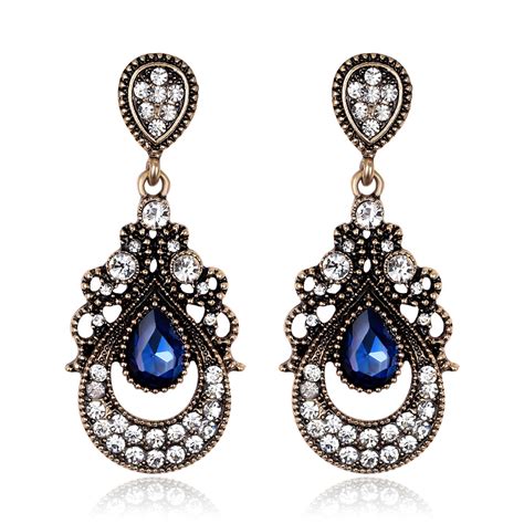 2017 Rhinestone Earrings For Women Costume Jewelry Earrings With Stones