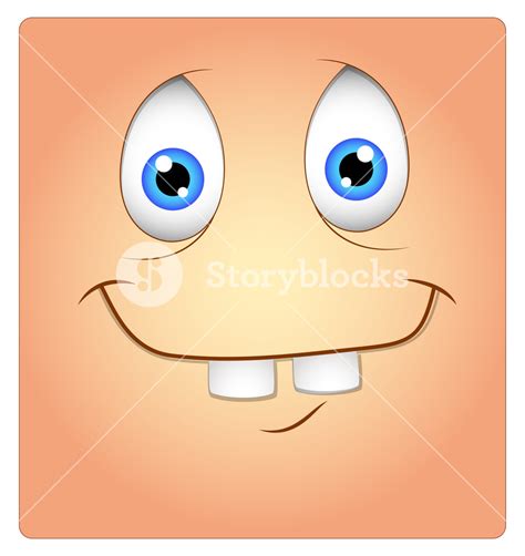 funny cartoon dumb face box smiley royalty free stock image storyblocks