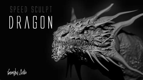 Speed Sculpt Dragon Simples Zbrush Youtube