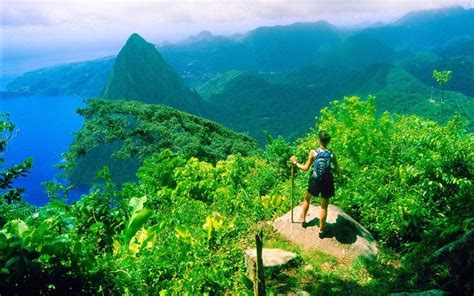 Climbing In St Lucia The Best View In The Caribbean
