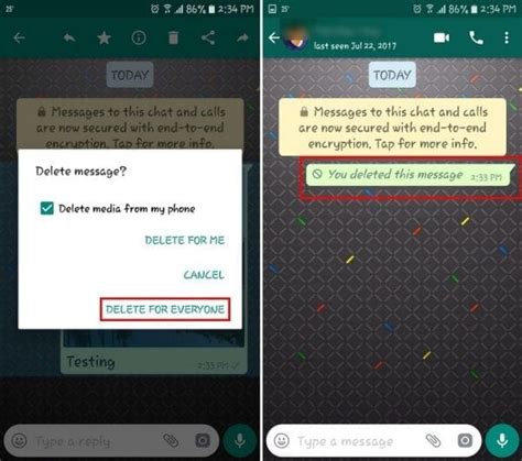 How To Unsend Whatsapp Messages