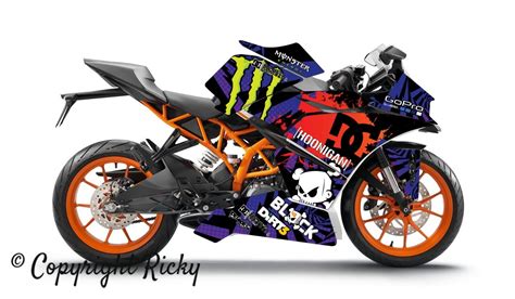 Here at backyard design you will find the perfect decal kit for your ktm duke. KTM Duke Custom Decals: New Custom Design Graphics KTM RC ...