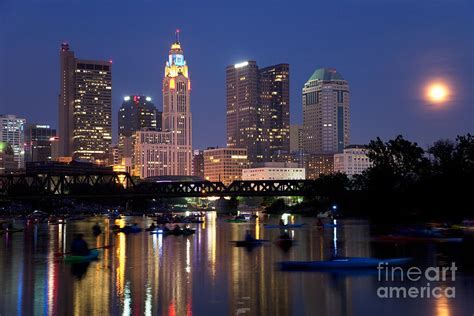 Downtown Skyline Of Columbus Photograph By Bill Cobb Fine Art America