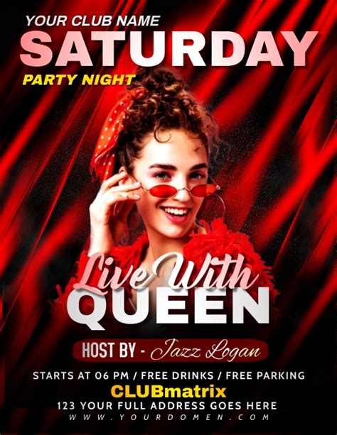 Saturday Party Night Template Postermywall