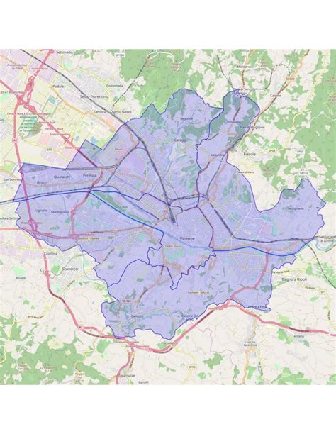 Mappa Dei Quartieri Di Firenze Kml