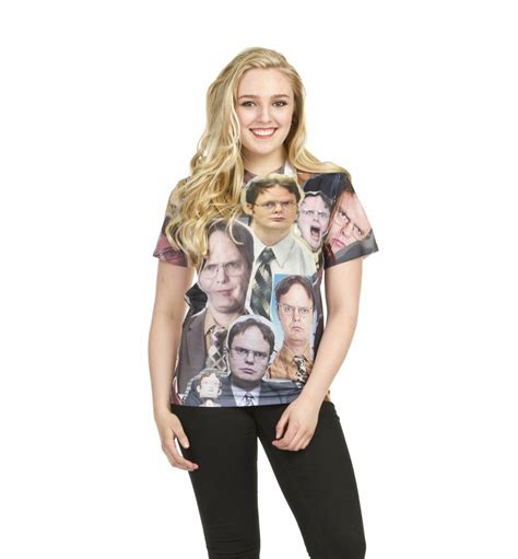 Dwight Schrute The Office Photo Collage T Shirt Subliworks