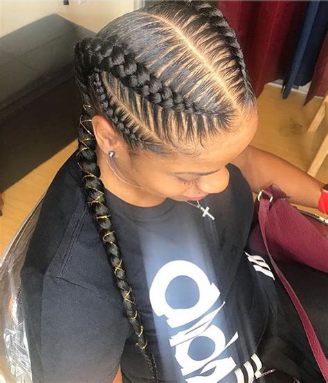 Try A New Look With These 10 Beautiful Feed In Braid Hairstyles Connect Naija