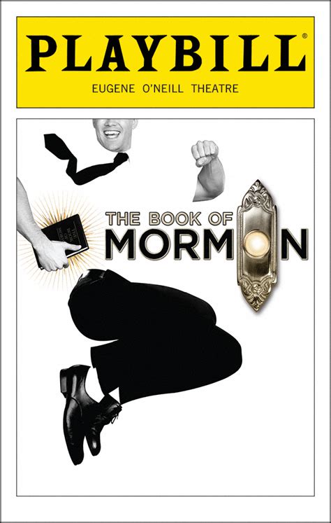 The Book Of Mormon Broadway Eugene Oneill Theatre 2011 Playbill