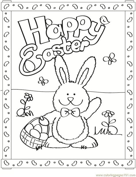 Free Easter Bunny Coloring Page Free Easter Bunnies