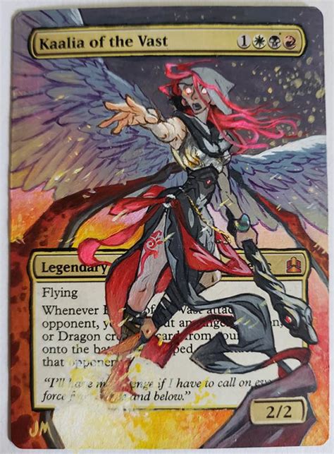 Altered Kaalia Of The Vast Originalreference Art By Ty Dunitz R