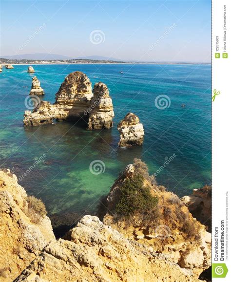 Portugal Algarve Lagos Stock Image Image Of Tour Beach 122615803