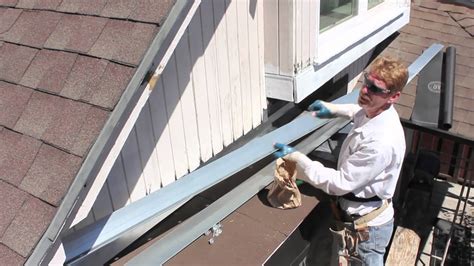 Installing Roof To Wall Flashing Youtube