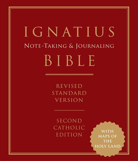 The Ignatius Note Taking And Journaling Bible Rsv 2nd Catholic Edit