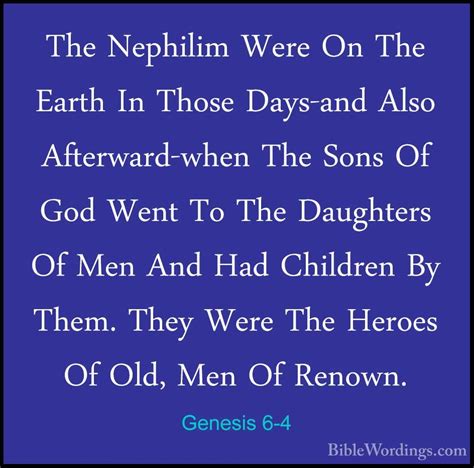 Genesis 6 Holy Bible English